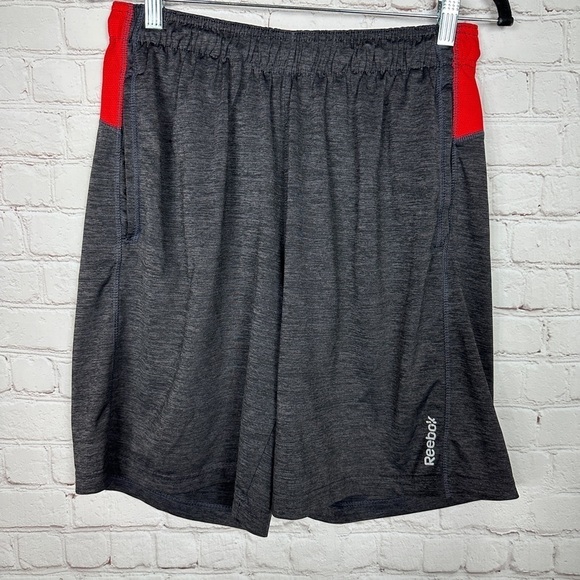 Reebok Shorts Men's S Elastic Waist Drawstring Pockets Athletic Workout Gym, GUC - Picture 1 of 5